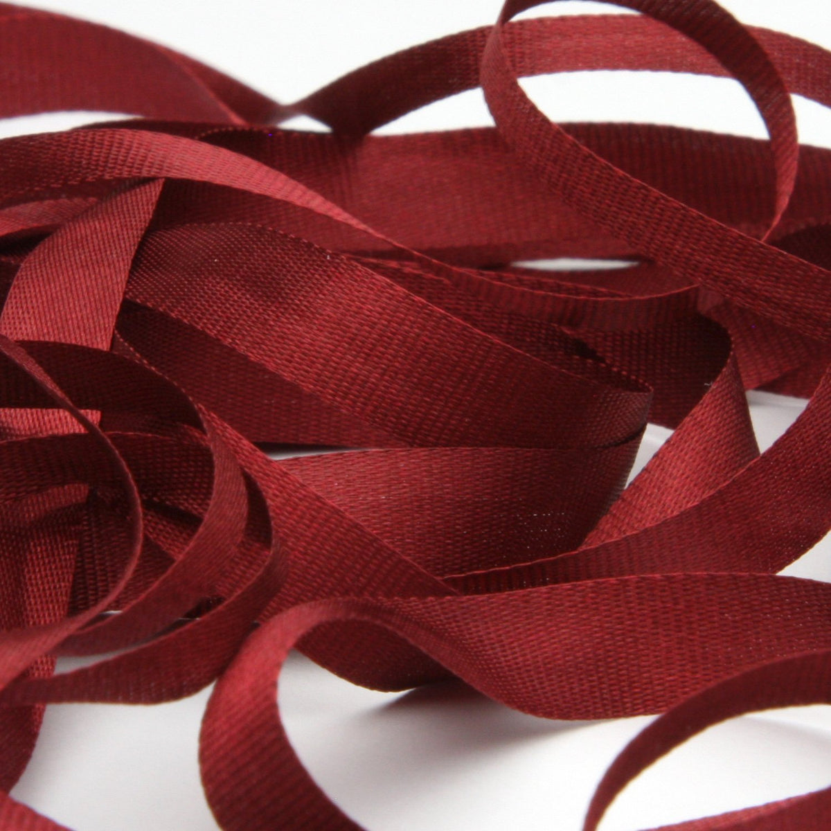 FUJIYAMA RIBBON [Wholesale] Embroidery Ribbon 3.5mm 200 Meters Roll Dark Red