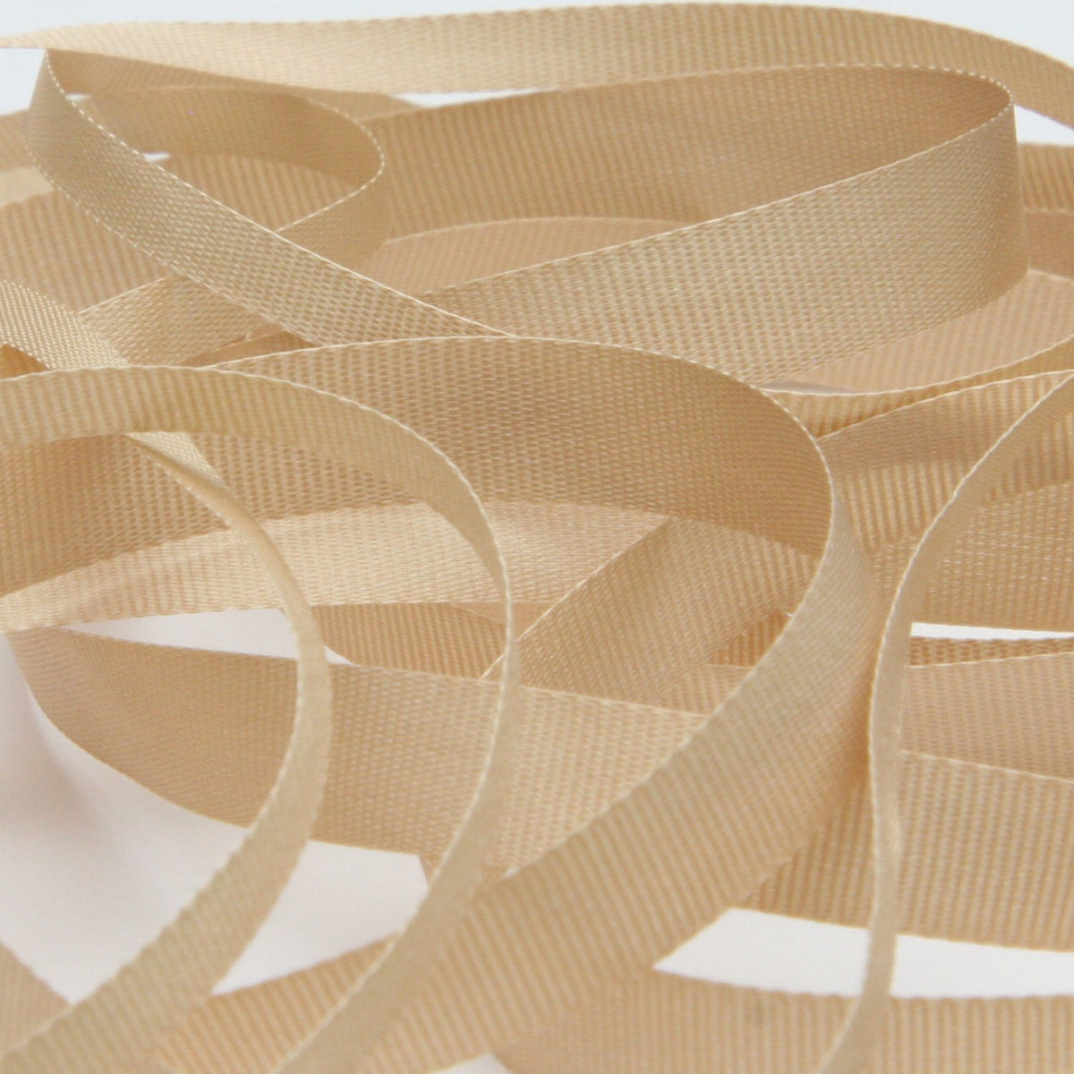 FUJIYAMA RIBBON [Wholesale] Embroidery Ribbon 7mm 200 Meters Roll Beige