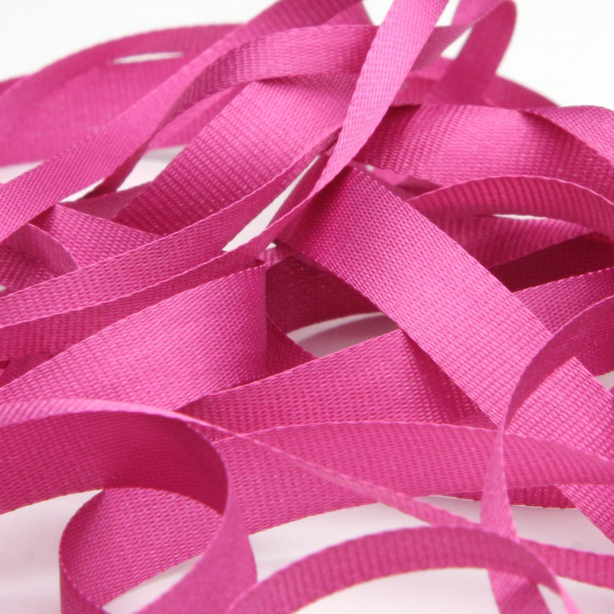 FUJIYAMA RIBBON [Wholesale] Embroidery Ribbon 7mm 200 Meters Roll Fuchia Pink