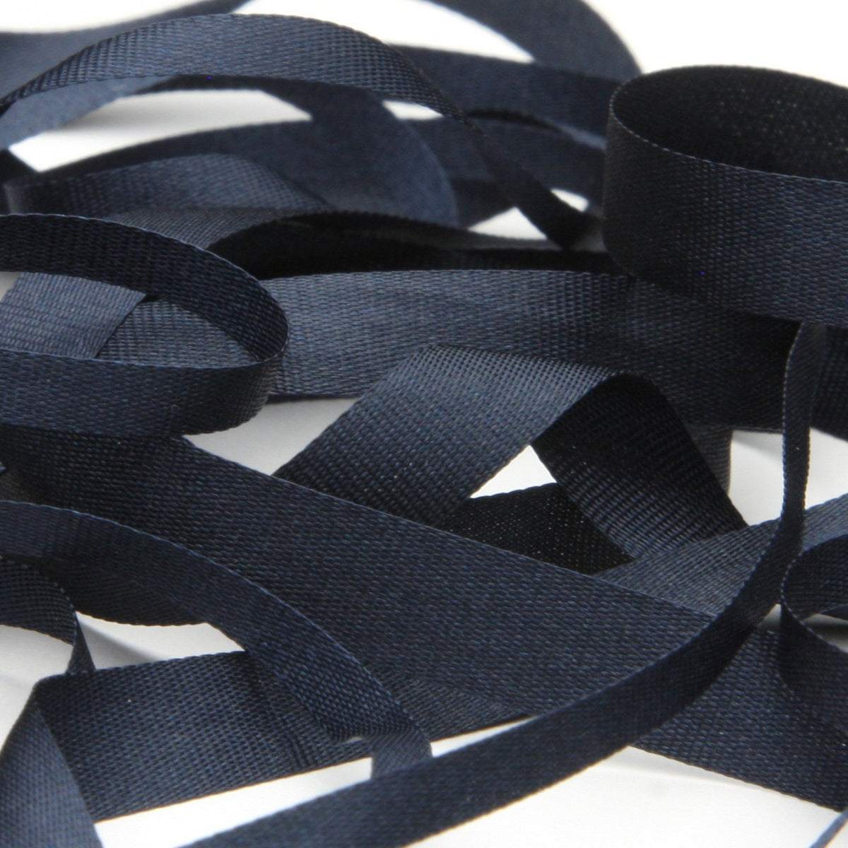 FUJIYAMA RIBBON [Wholesale] Embroidery Ribbon 7mm 200 Meters Roll Navy Blue