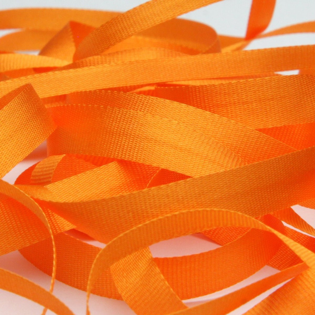 FUJIYAMA RIBBON [Wholesale] Embroidery Ribbon 7mm 200 Meters Roll Orange