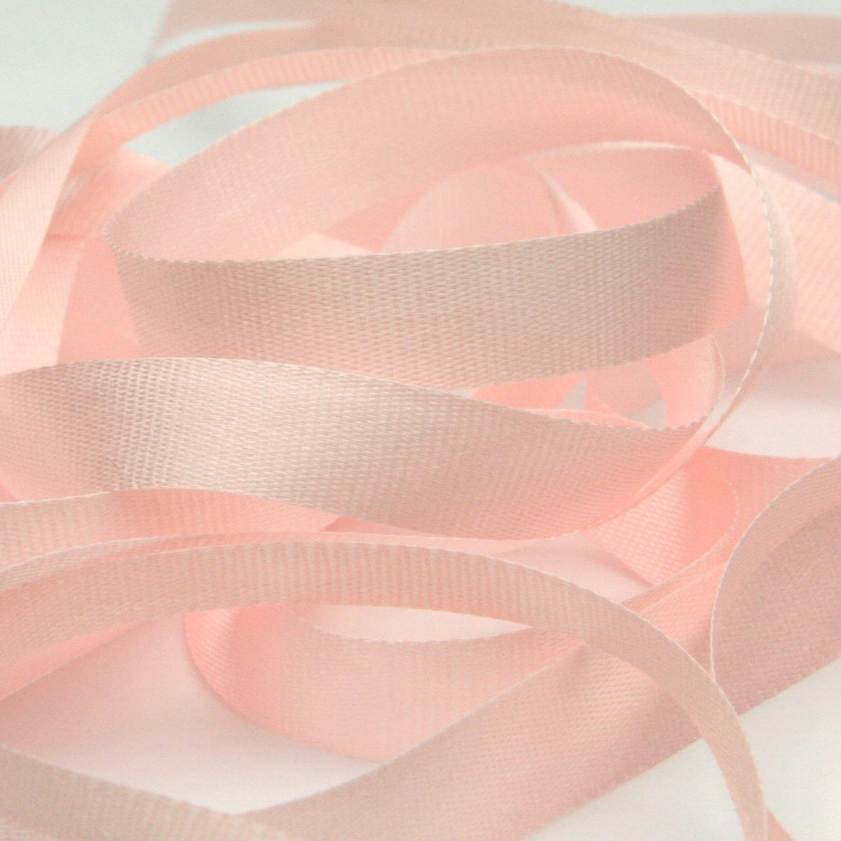 FUJIYAMA RIBBON [Wholesale] Embroidery Ribbon 7mm 200 Meters Roll Shell Pink