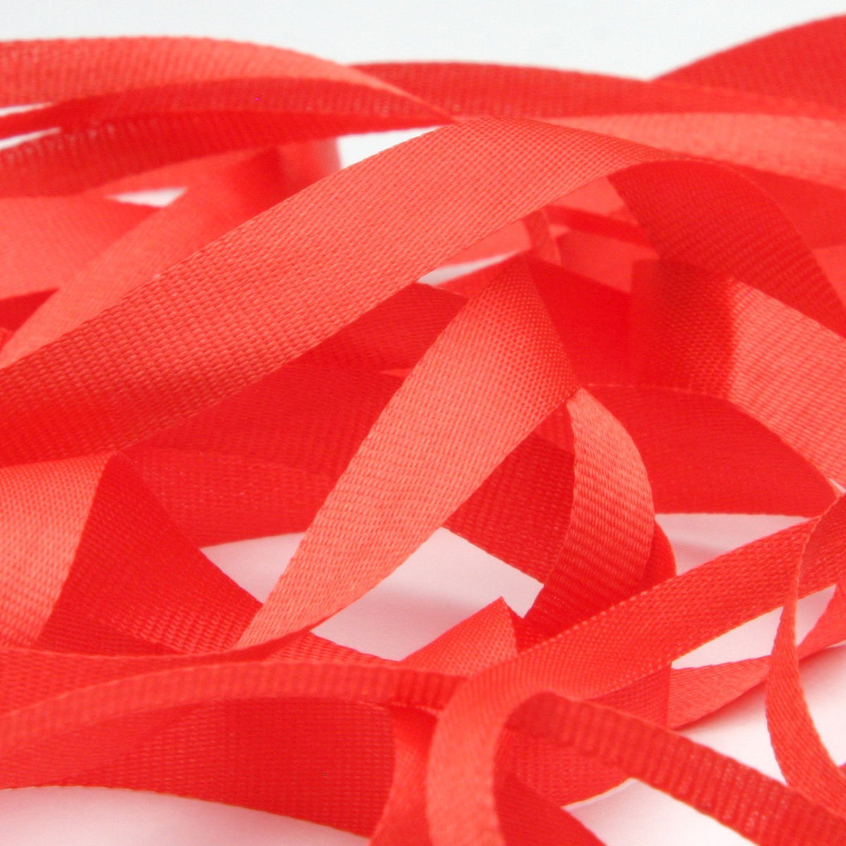 FUJIYAMA RIBBON [Wholesale] Embroidery Ribbon 7mm 200 Meters Roll Vermilion