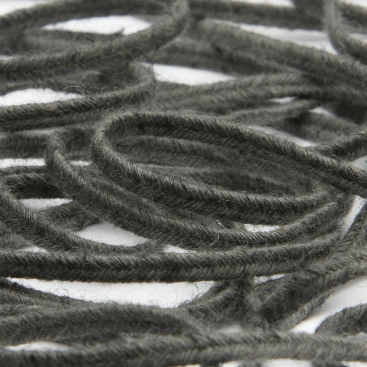 FUJIYAMA RIBBON [Wholesale] Melange Trimming Braid approx.3mm 30 Meters Roll Dark Gray