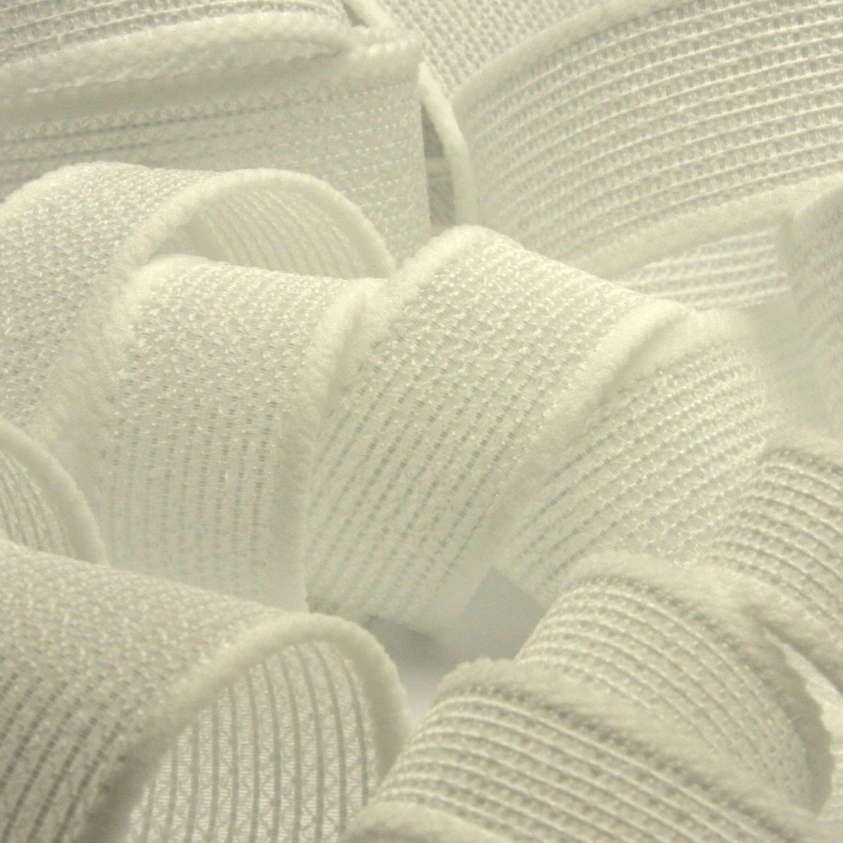 FUJIYAMA RIBBON [Wholesale] Mesh Type Inside Belt 35mm 30 Meters Roll Off White