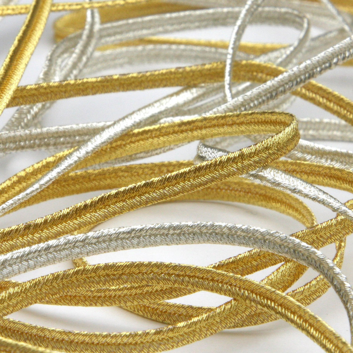 FUJIYAMA RIBBON [Wholesale] Metallic Trimming Braid approx.3mm 30 Meters Roll