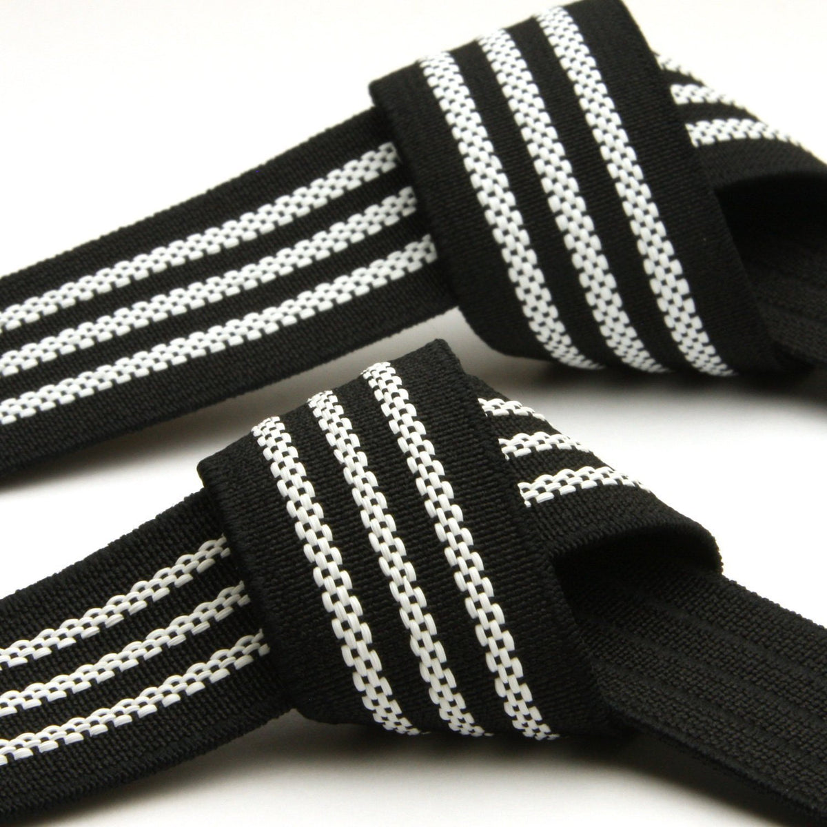 FUJIYAMA RIBBON [Wholesale] Non-Slip Band 30mm Black &amp; White 30 Meters Roll