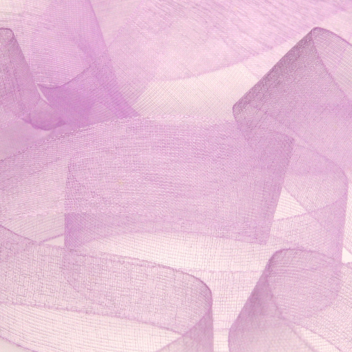 FUJIYAMA RIBBON [Wholesale] Organdy Ribbon 12mm 30 Meters Roll Lavender