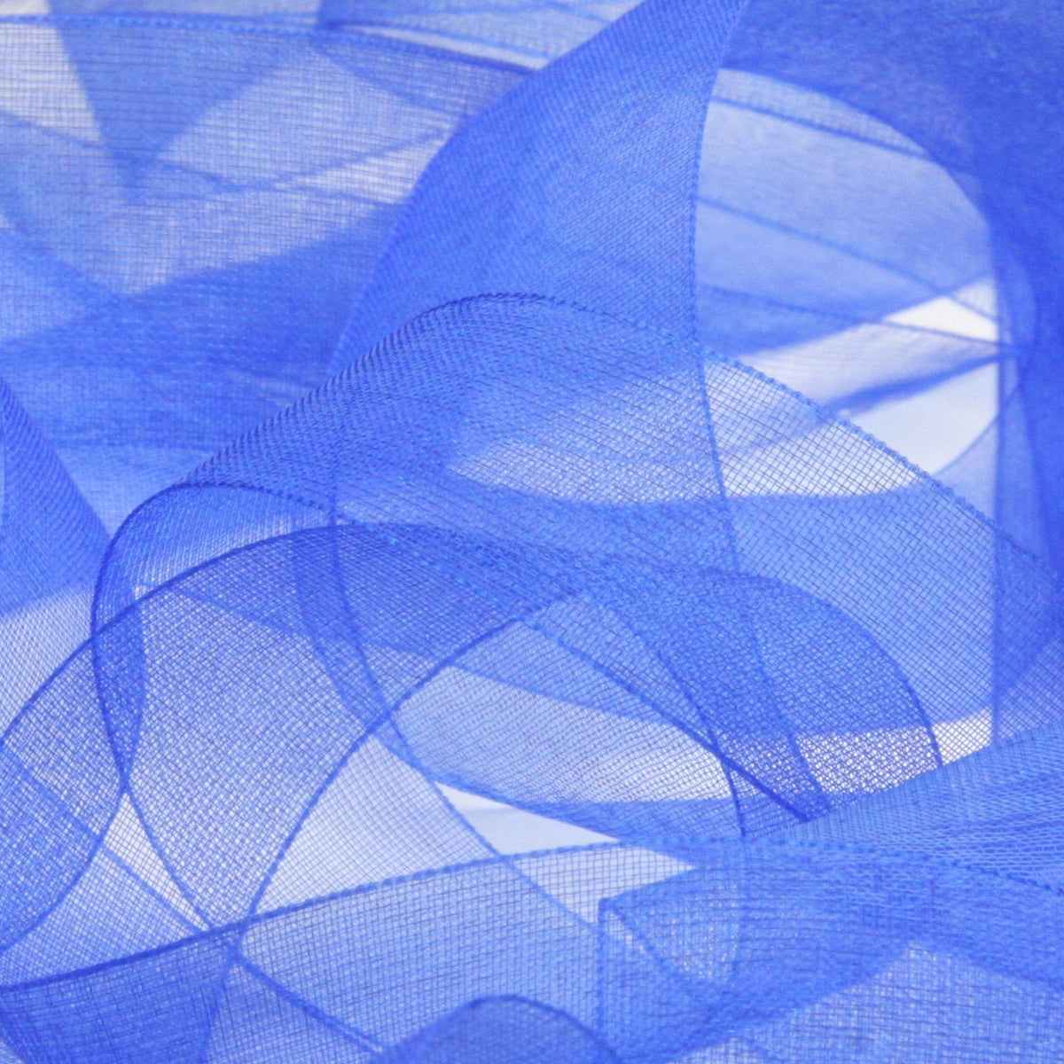 FUJIYAMA RIBBON [Wholesale] Organdy Ribbon 36mm 30 Meters Roll Blue