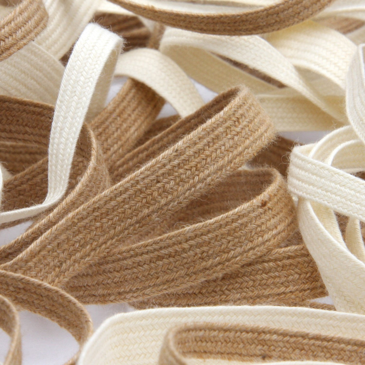 FUJIYAMA RIBBON [Wholesale] Organic Cotton Ayatake Cord approx.8mm 30 Meters Roll