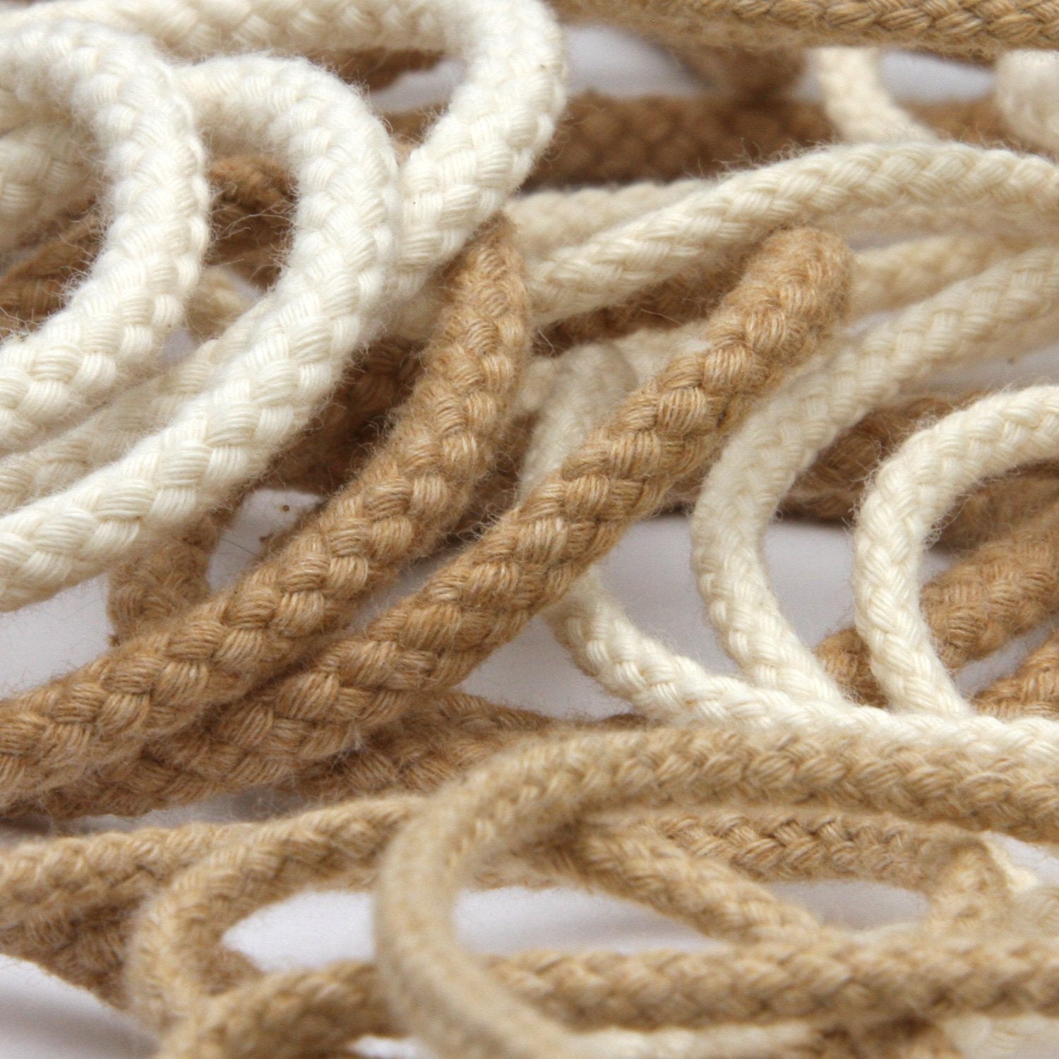 FUJIYAMA RIBBON [Wholesale] Organic Cotton Spindle Cord approx.4mm 50 Meters Roll