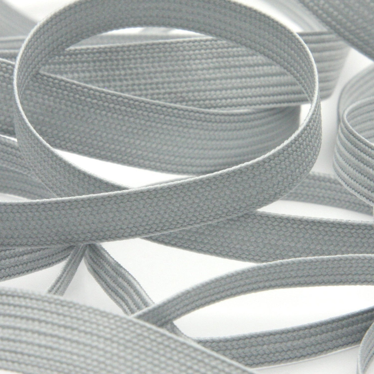 FUJIYAMA RIBBON [Wholesale] Polyester Ayatake Cord approx.10mm 30 Meters Roll Light Gray