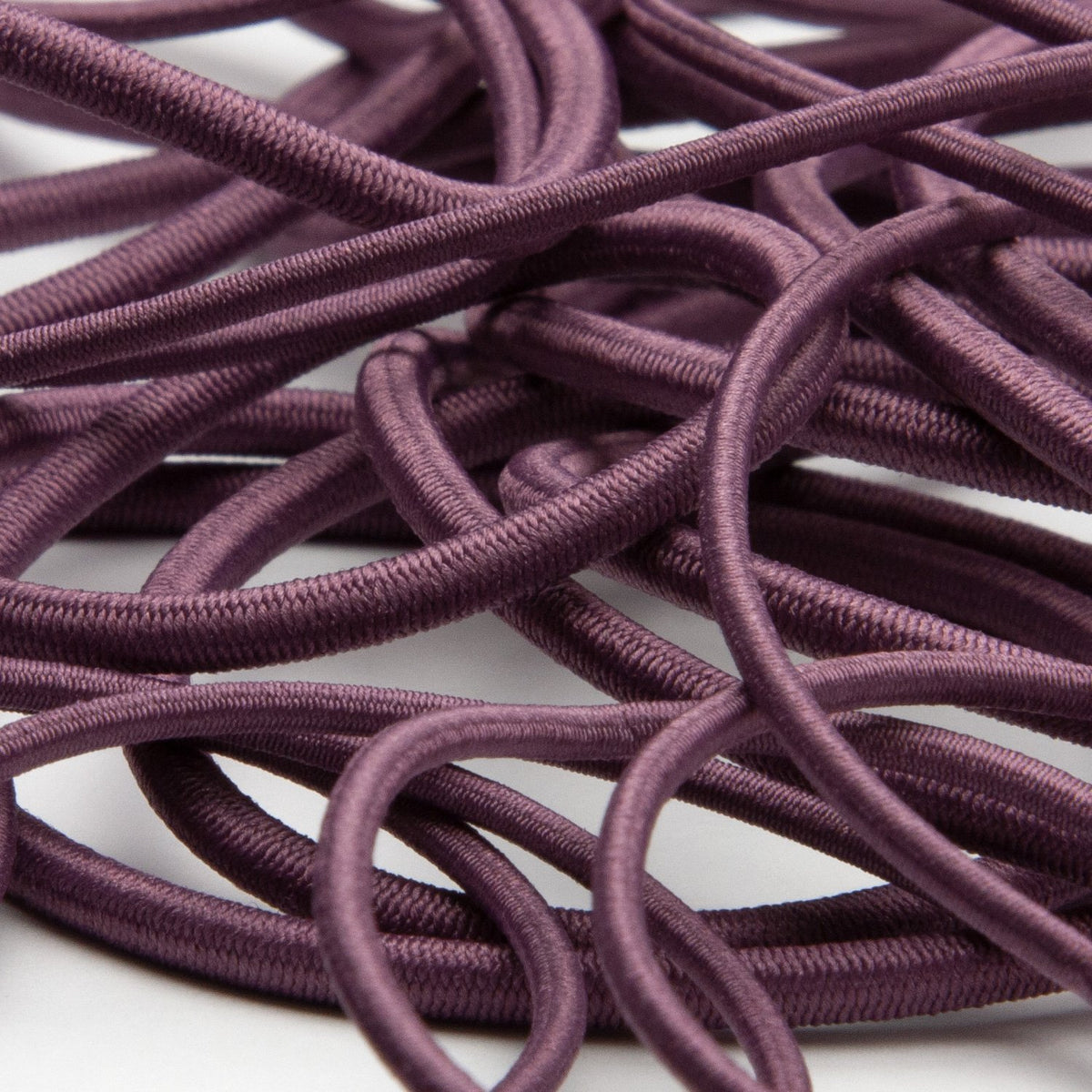 FUJIYAMA RIBBON [Wholesale] Polyester Elastic Cord 2mm 50 Meters Roll Grape