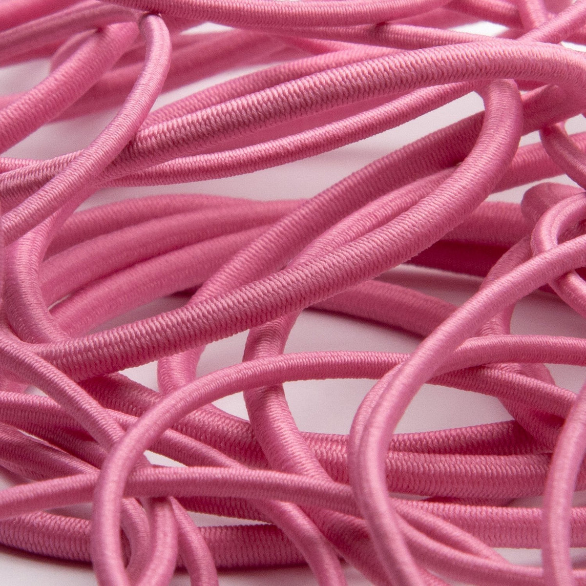 FUJIYAMA RIBBON [Wholesale] Polyester Elastic Cord 2mm 50 Meters Roll Pink