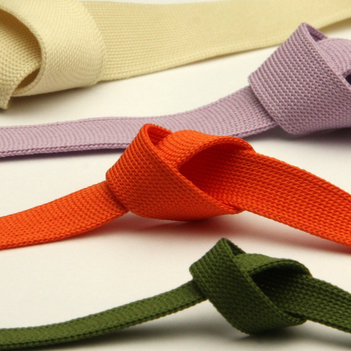 FUJIYAMA RIBBON [Wholesale] Polyester Thin Knit Tape 18mm 30 Meters Roll