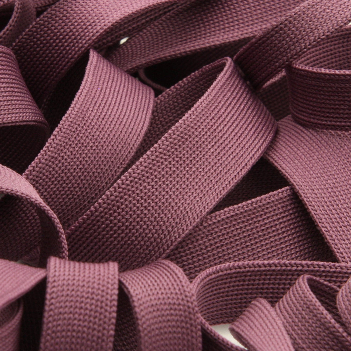 FUJIYAMA RIBBON [Wholesale] Polyester Thin Knit Tape 18mm 30 Meters Roll Grape