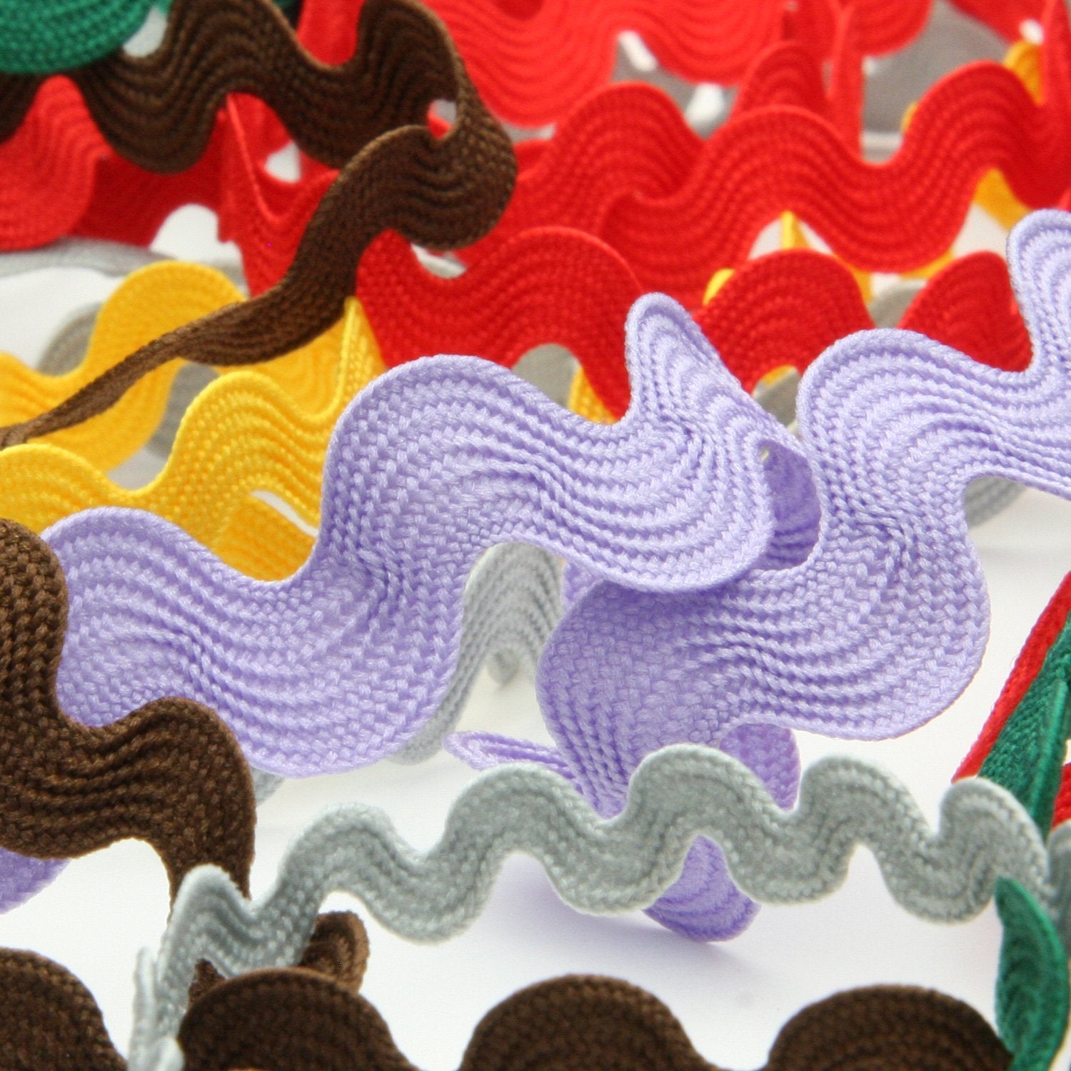 FUJIYAMA RIBBON [Wholesale] Polyester Zig-Zag Tape approx.8mm 30 Meters Roll