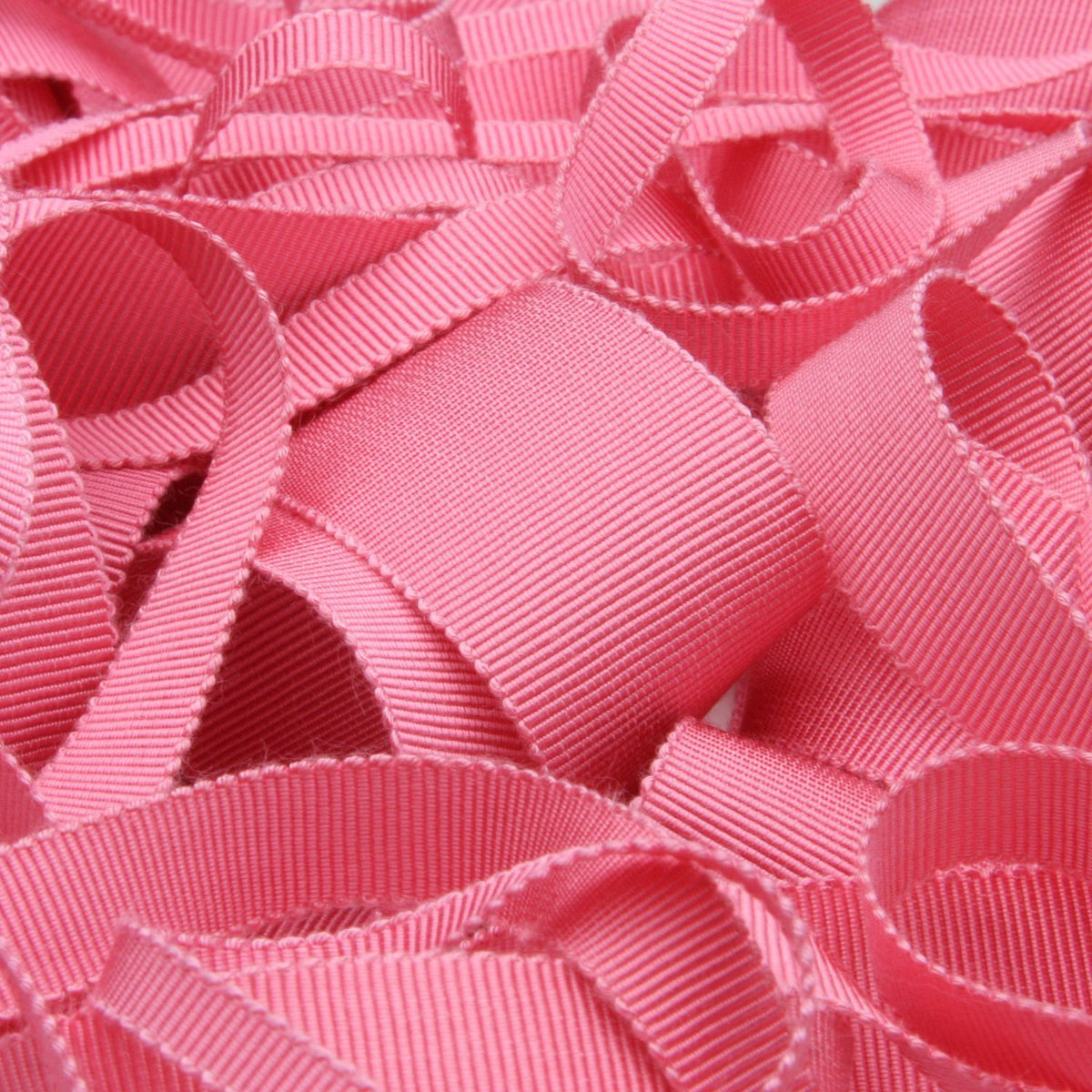 FUJIYAMA RIBBON [Wholesale] Rayon Grosgrain Ribbon 25mm 30 Meters Roll Rose Pink