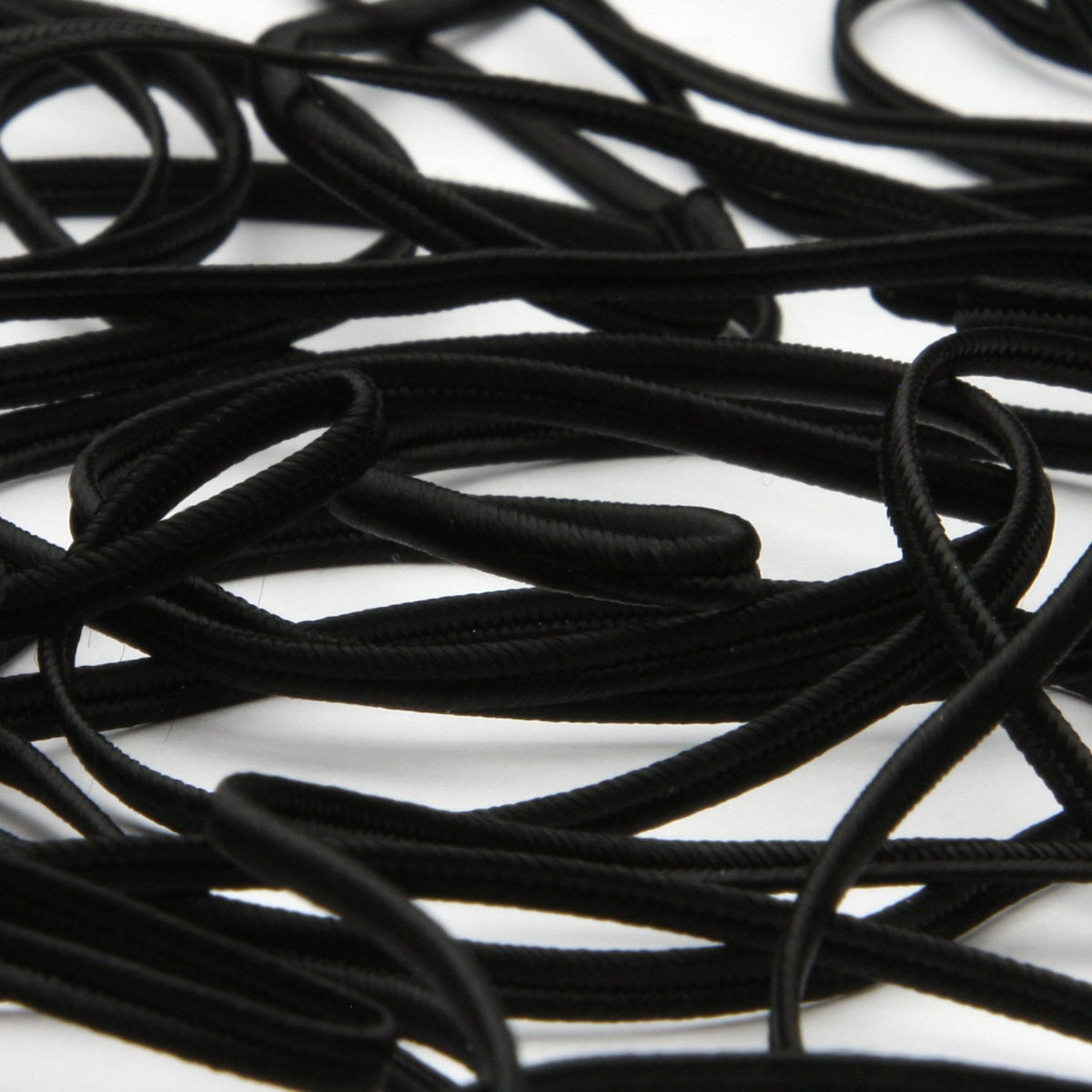 FUJIYAMA RIBBON [Wholesale] Rayon Trimming Braid approx.2.5mm 30 Meters Roll Black