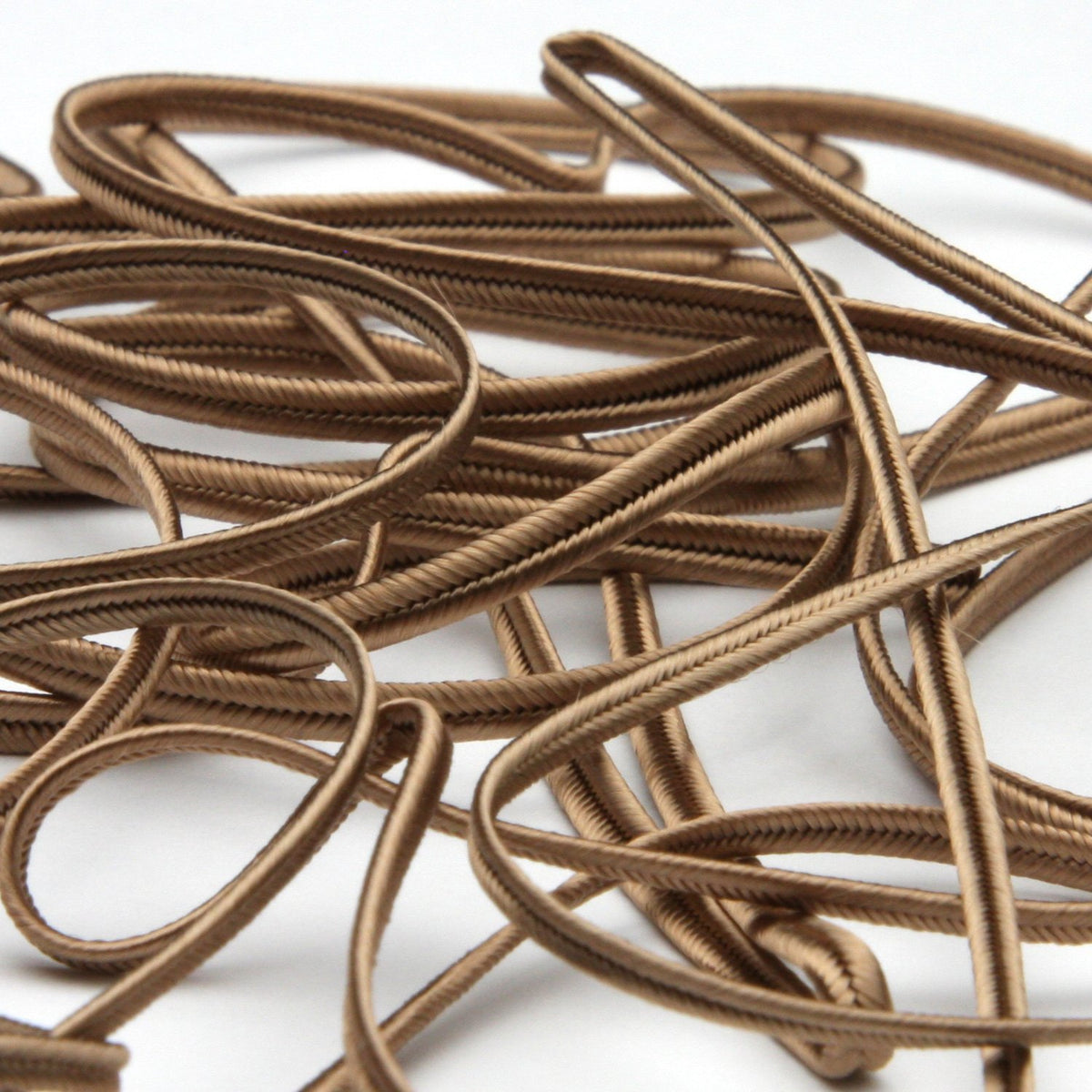 FUJIYAMA RIBBON [Wholesale] Rayon Trimming Braid approx.3mm 30 Meters Roll Beige