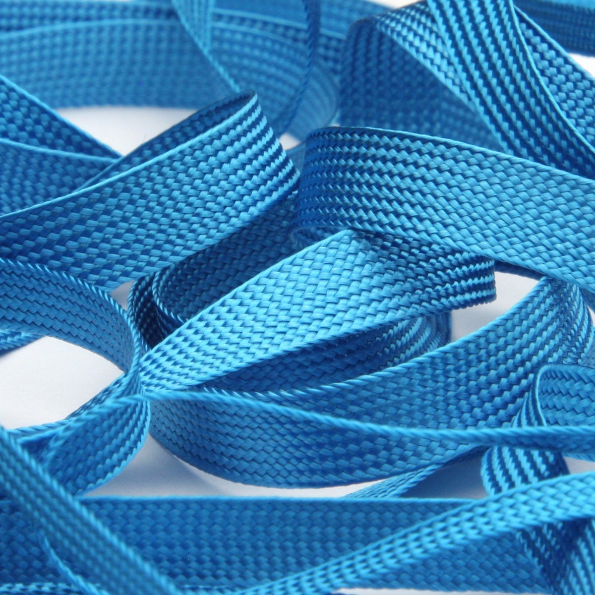 FUJIYAMA RIBBON [Wholesale] Rayon Trimming Braid approx.4mm 30 Meters Roll Cyan Blue