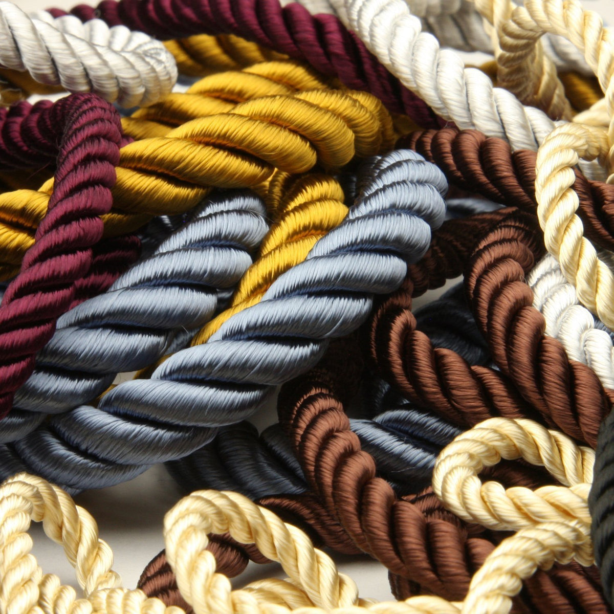 FUJIYAMA RIBBON [Wholesale] Rayon Twist Cord approx.10mm 30 Meters Roll White