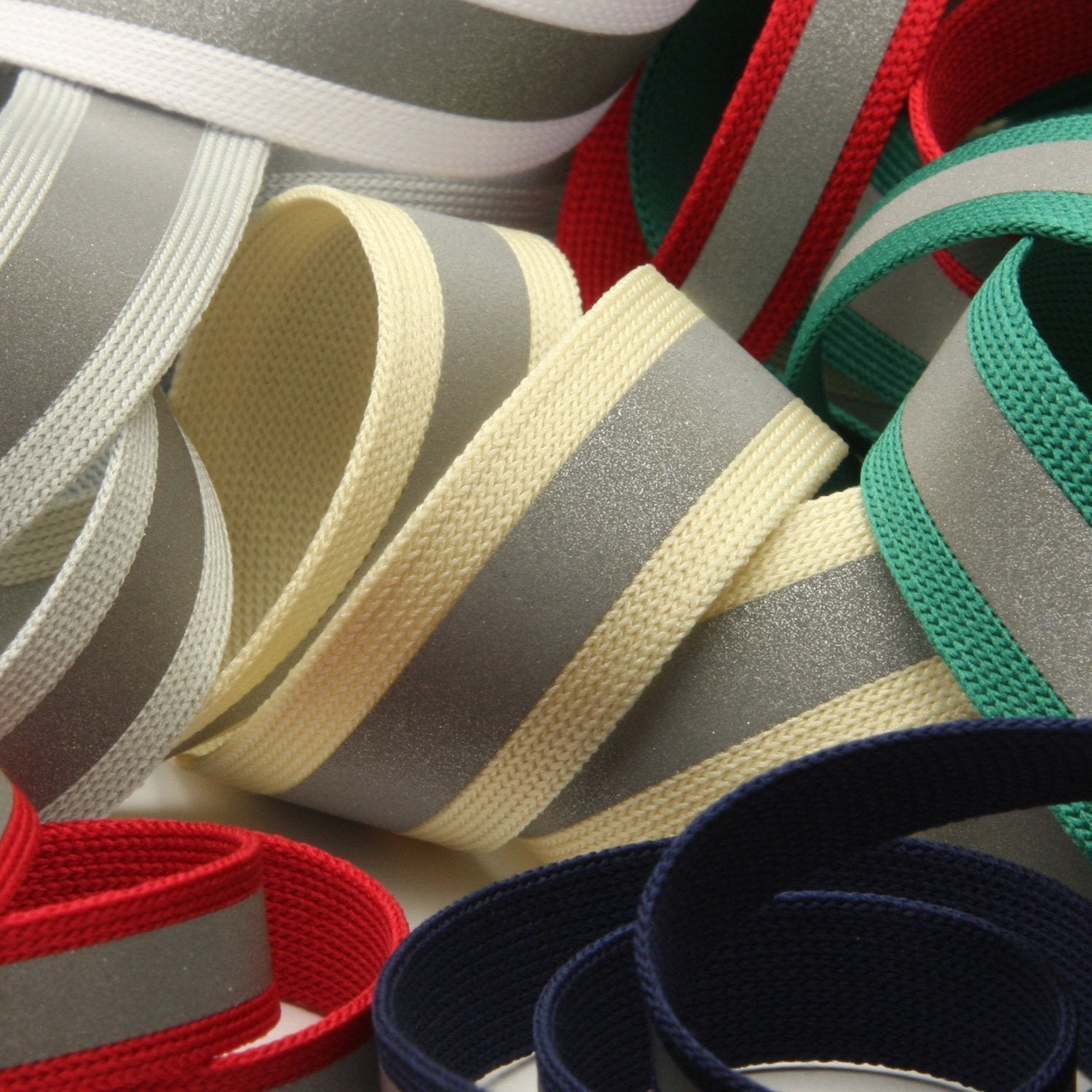 FUJIYAMA RIBBON [Wholesale] Reflect Knit Tape 15mm 30 Meters Roll