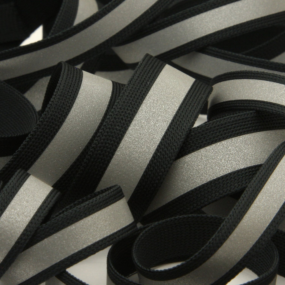 FUJIYAMA RIBBON [Wholesale] Reflect Knit Tape 9mm 30 Meters Roll Black
