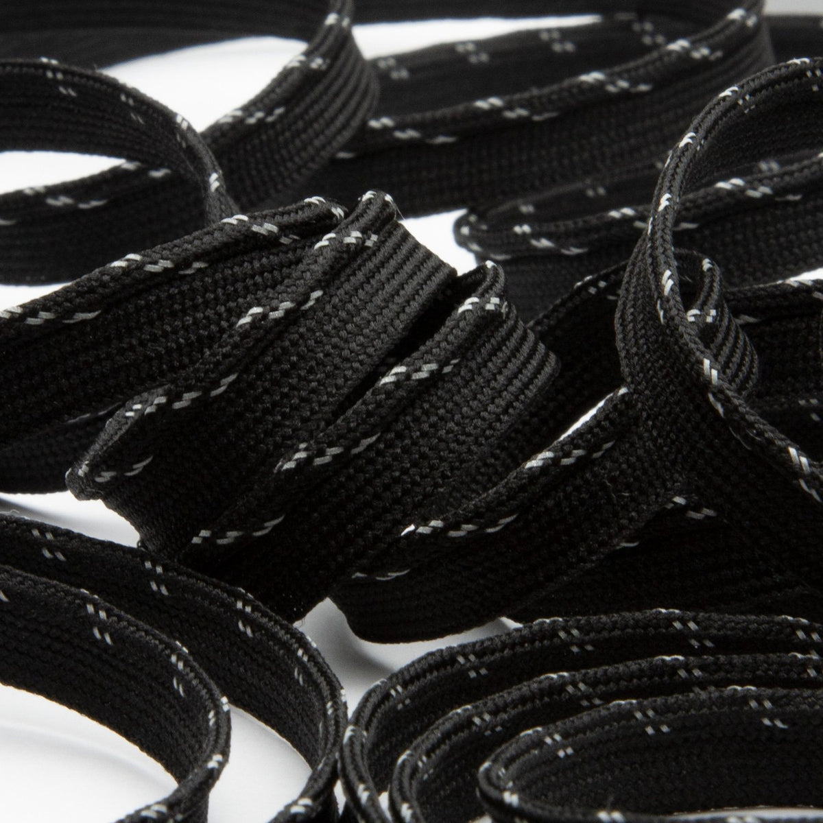 FUJIYAMA RIBBON [Wholesale] Reflect Piping approx.9mm 50 Meters Roll Black