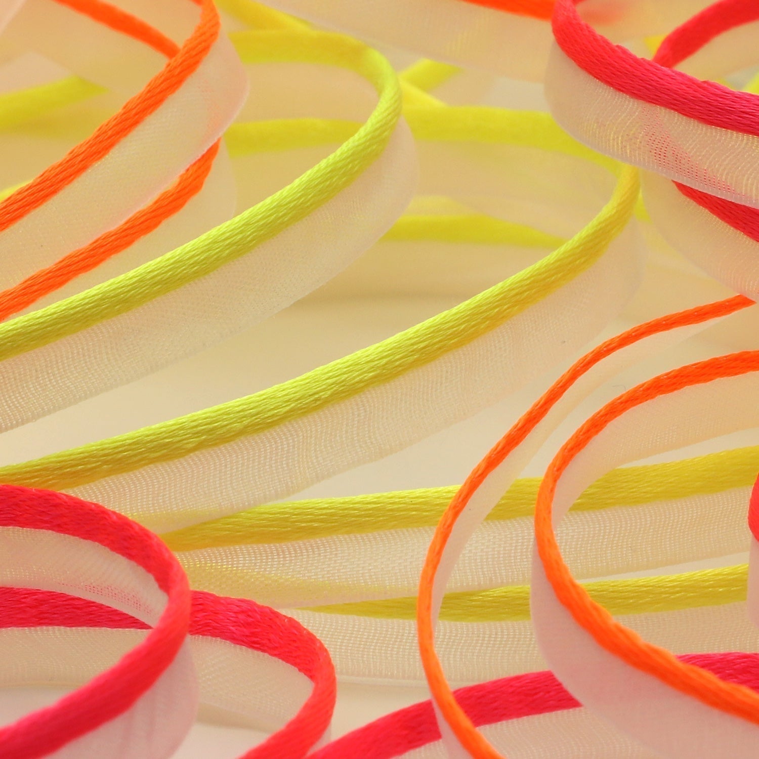 FUJIYAMA RIBBON [Wholesale] See-Through Piping approx.7mm (9/32") 30 Meters Roll