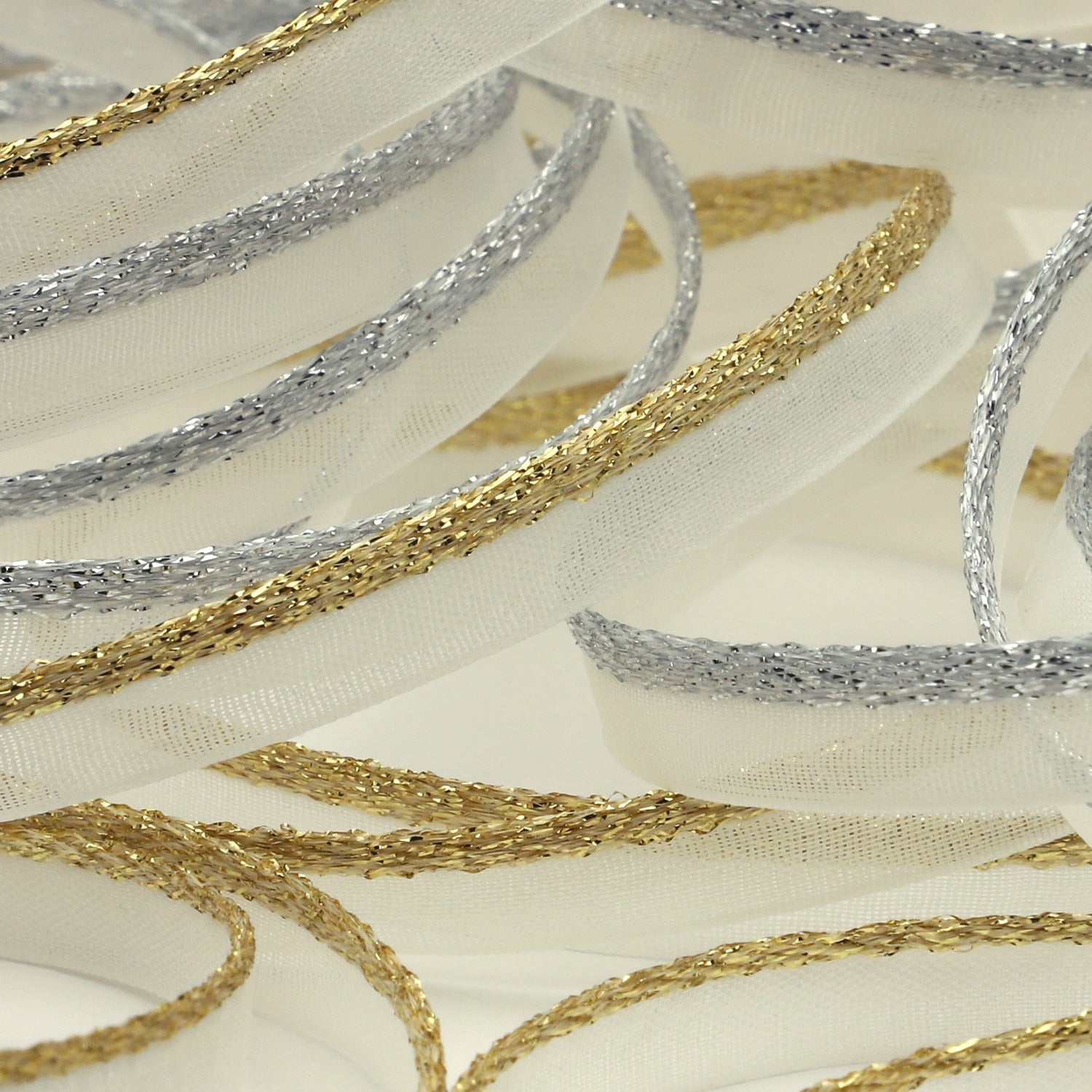 FUJIYAMA RIBBON [Wholesale] See-Through Piping approx.7mm (9/32") 30 Meters Roll