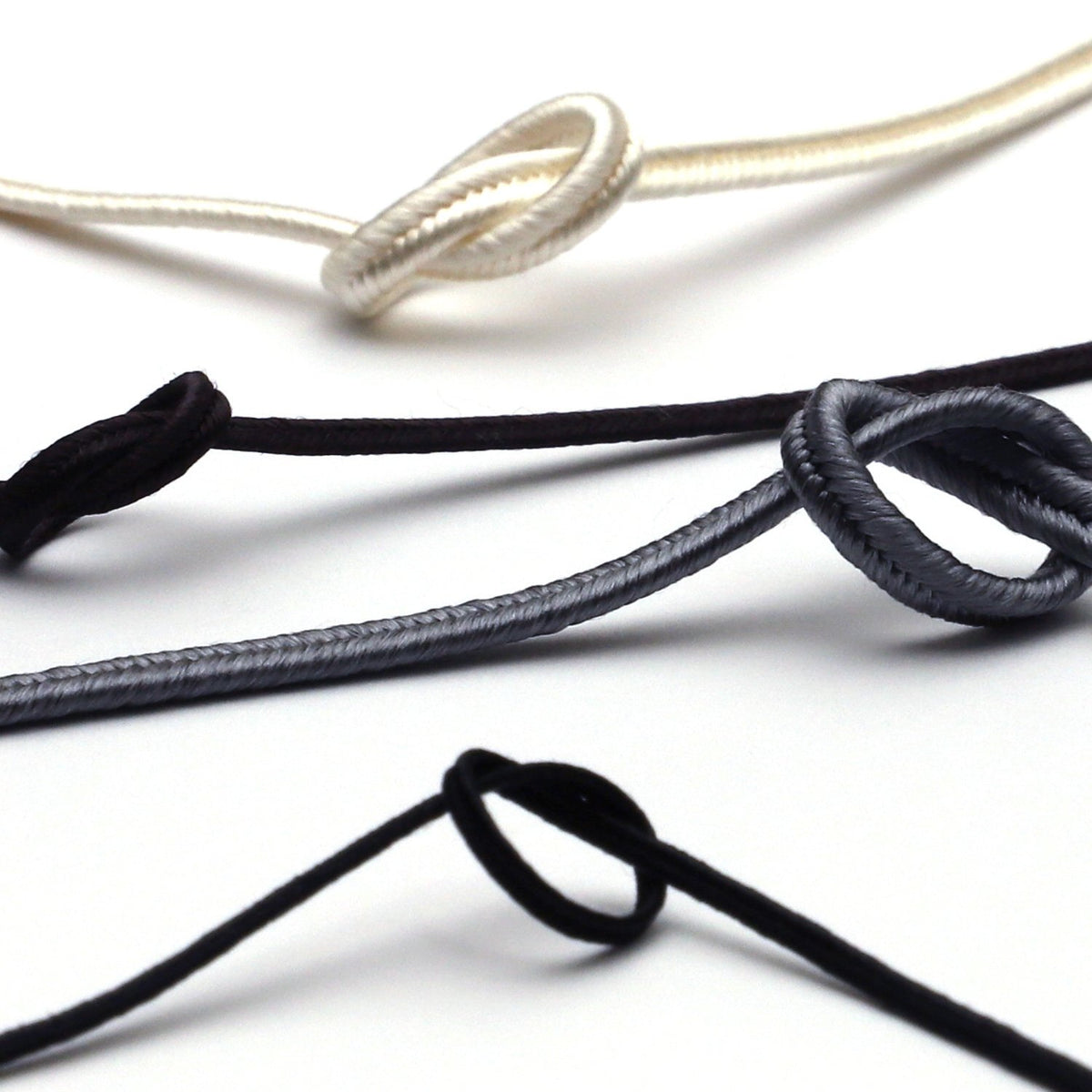 FUJIYAMA RIBBON [Wholesale] Silk Trimming Braid approx.3mm 20 Meters Roll