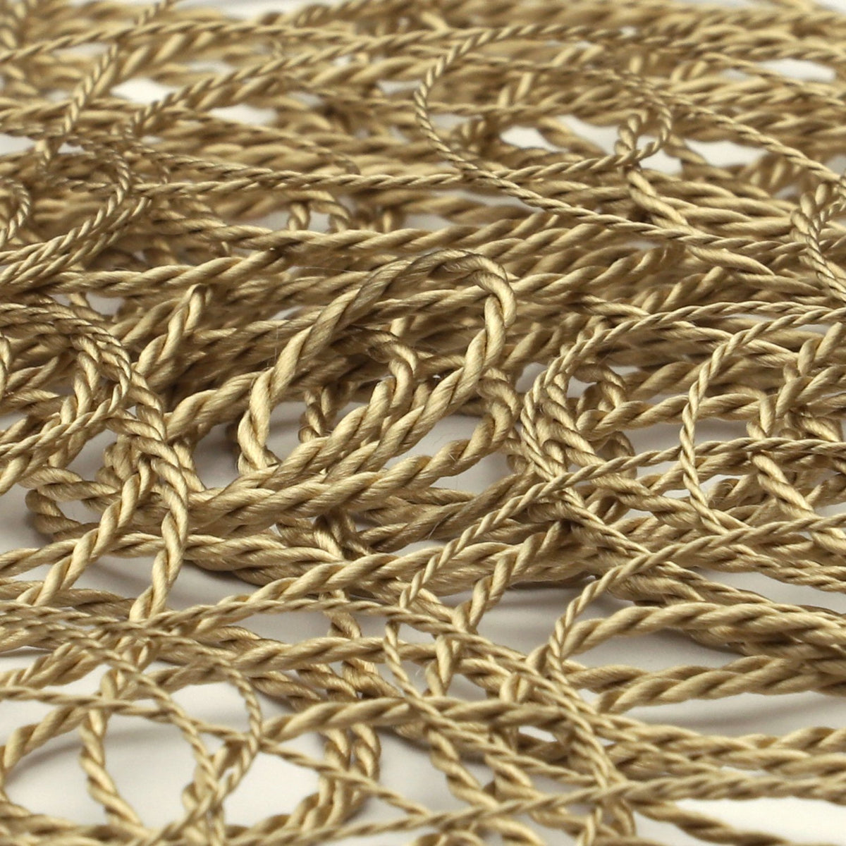 FUJIYAMA RIBBON [Wholesale] Silk Twist Cord approx.2mm 30 Meters Roll Beige