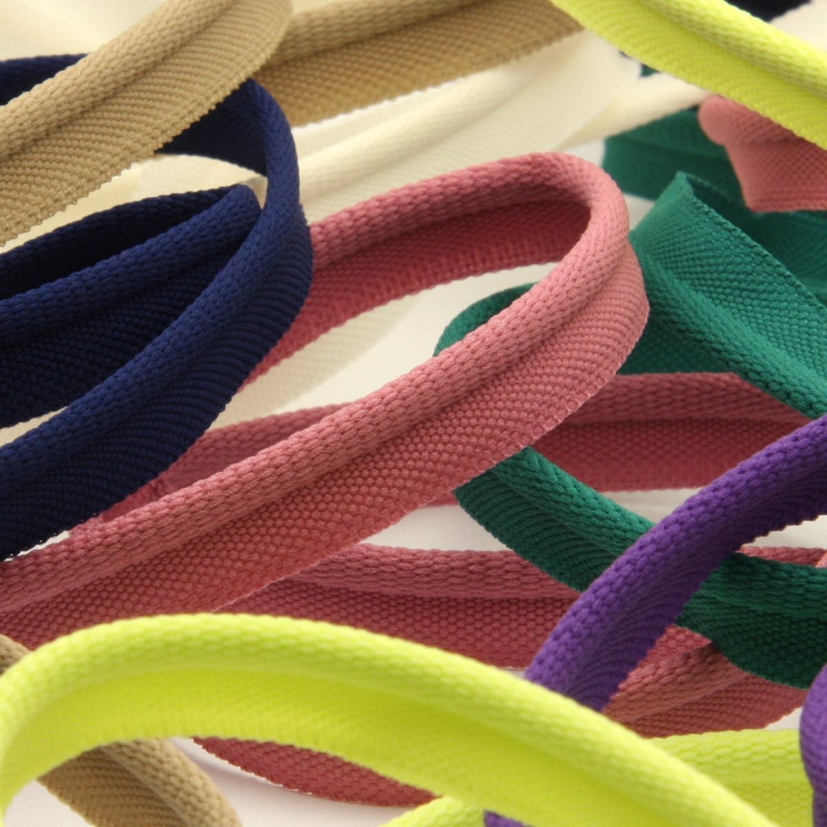 FUJIYAMA RIBBON [Wholesale] Soft Stretch Piping 8mm 30 Meters Roll