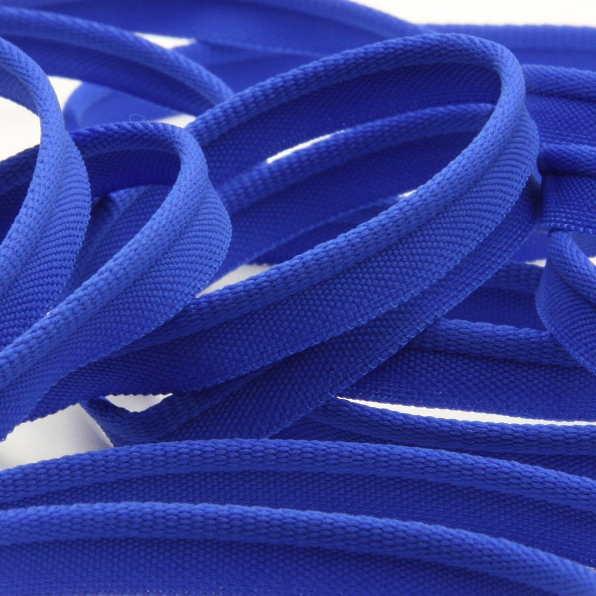 FUJIYAMA RIBBON [Wholesale] Soft Stretch Piping 8mm 30 Meters Roll Blue