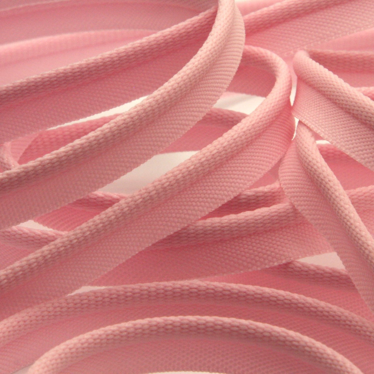FUJIYAMA RIBBON [Wholesale] Soft Stretch Piping 8mm 30 Meters Roll Light Pink