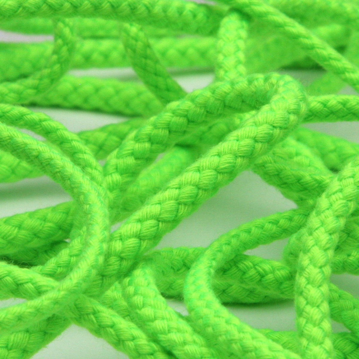 FUJIYAMA RIBBON [Wholesale] Spindle Cord approx.3.5mm 50 Meters Roll Fluorescence Green