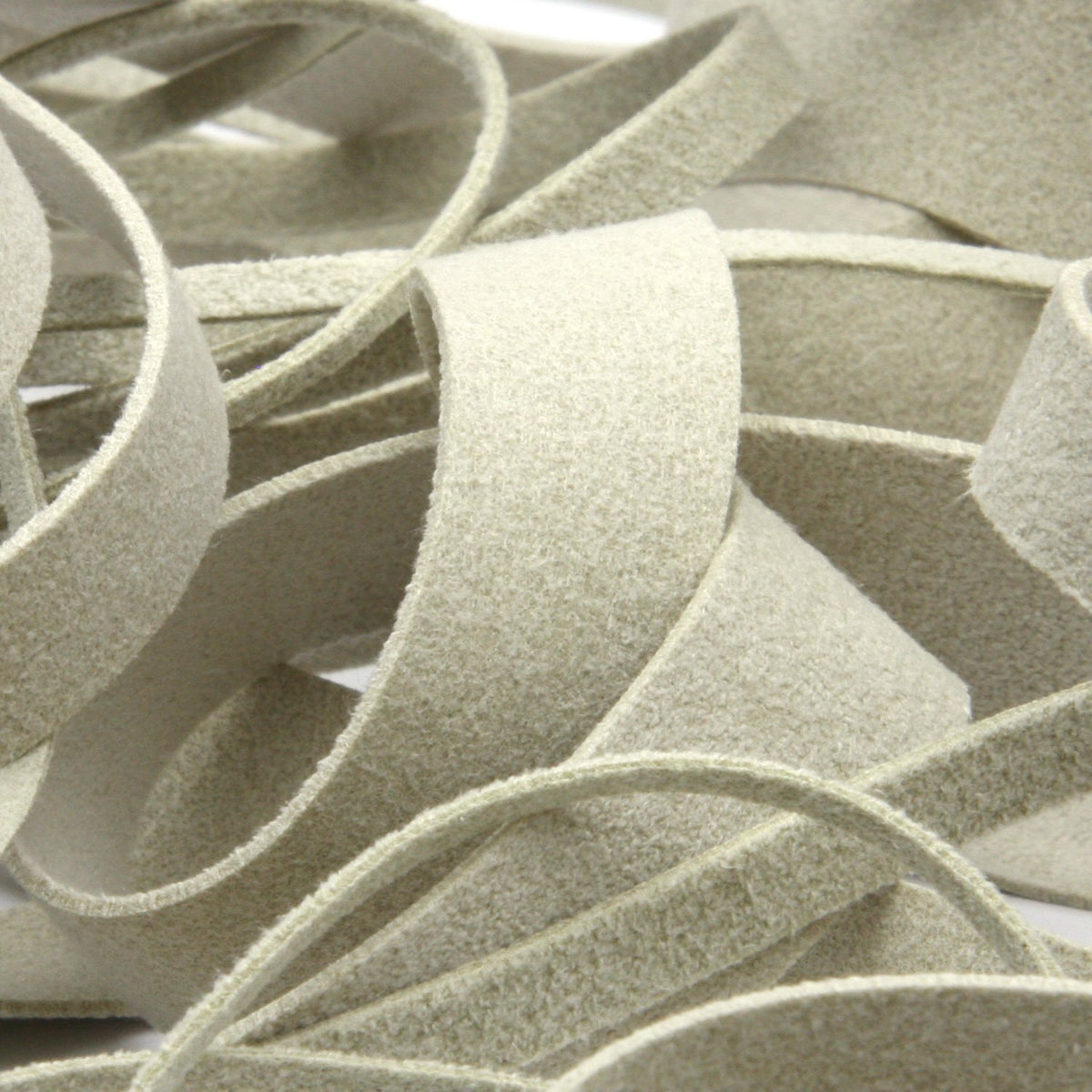 FUJIYAMA RIBBON [Wholesale] Suede Tape 10mm 40 Meters Roll Sand Beige