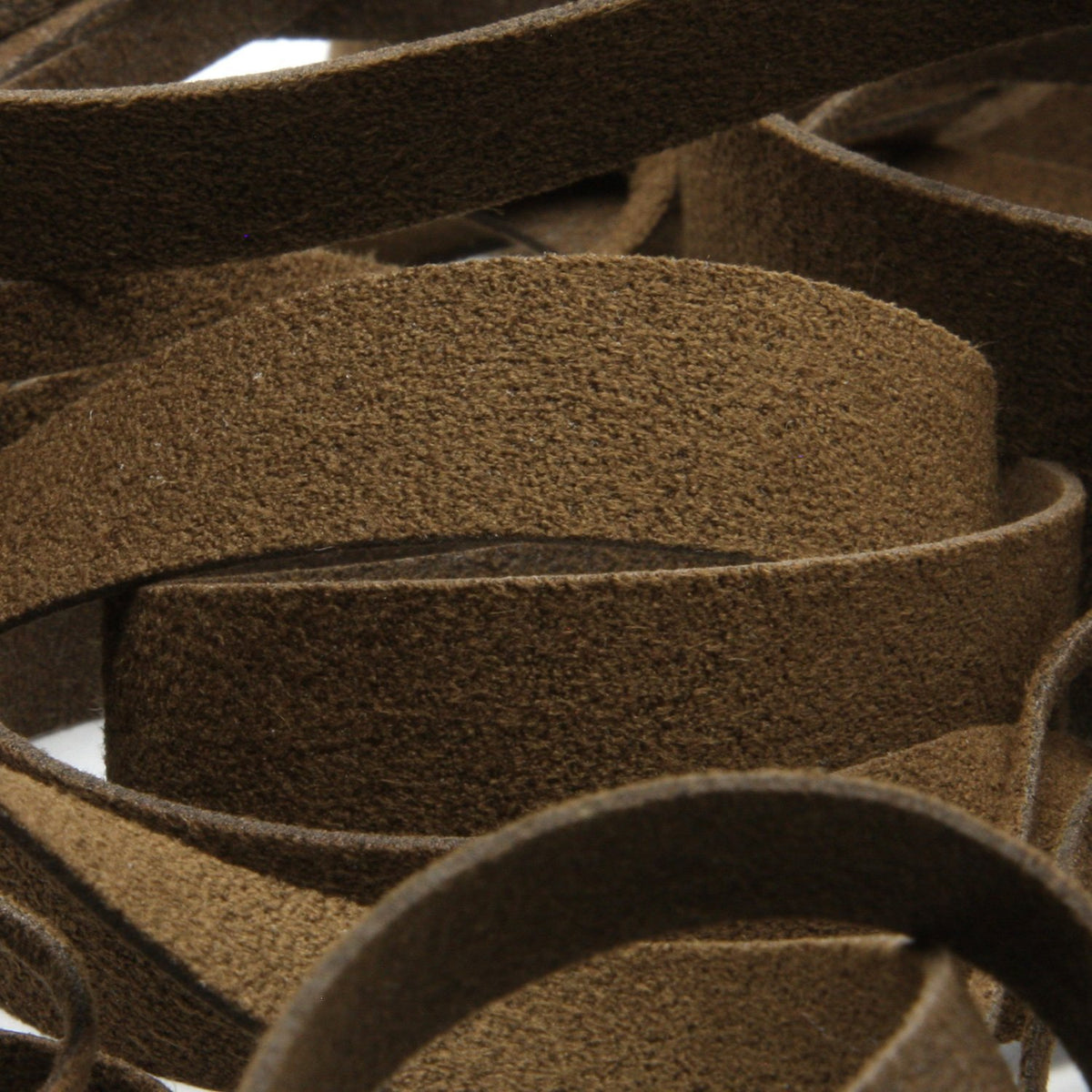 FUJIYAMA RIBBON [Wholesale] Suede Tape 15mm 40 Meters Roll Dark Brown
