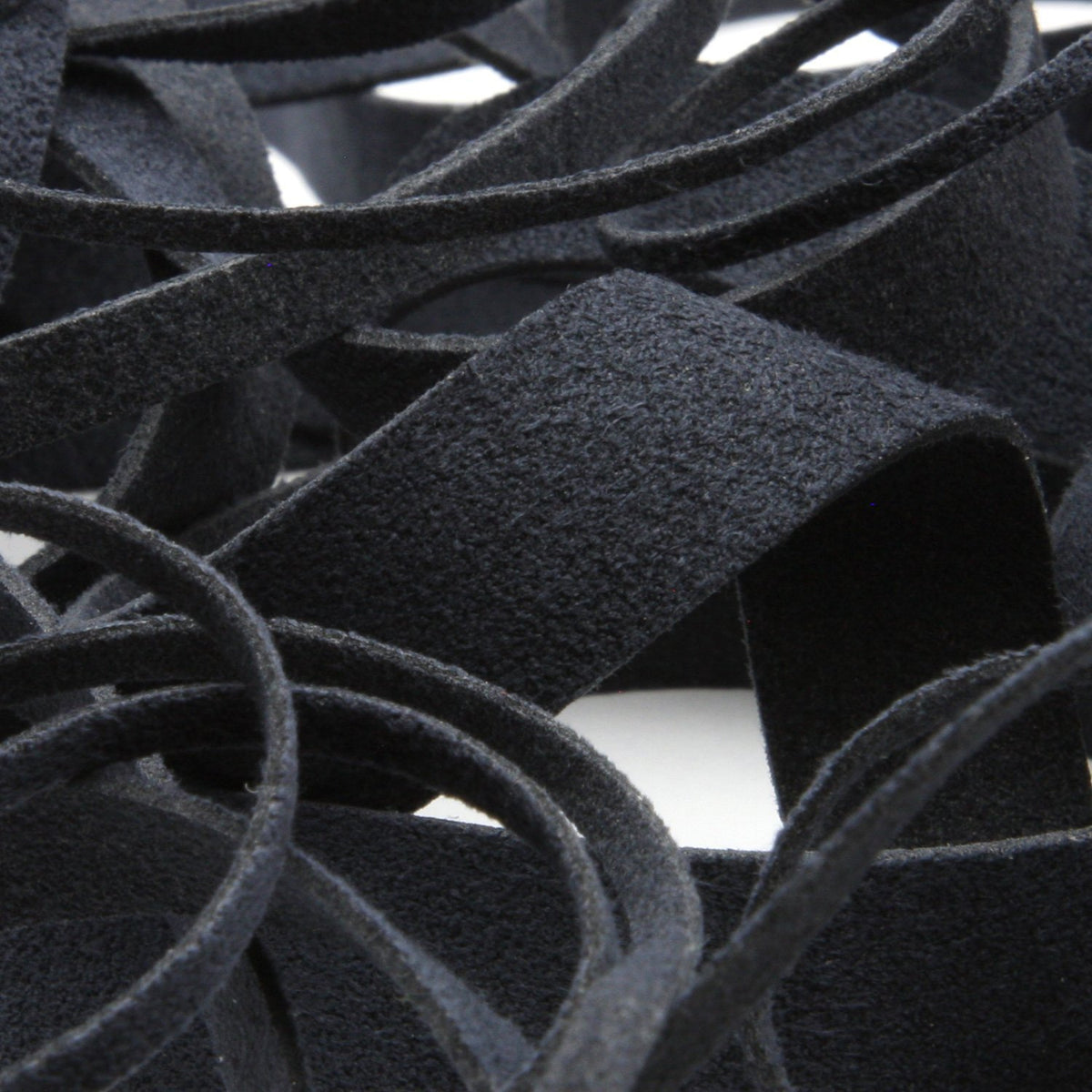 FUJIYAMA RIBBON [Wholesale] Suede Tape 15mm 40 Meters Roll Navy Blue