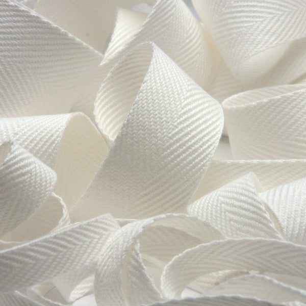 32mm White Silk Ribbon - Made in Japan