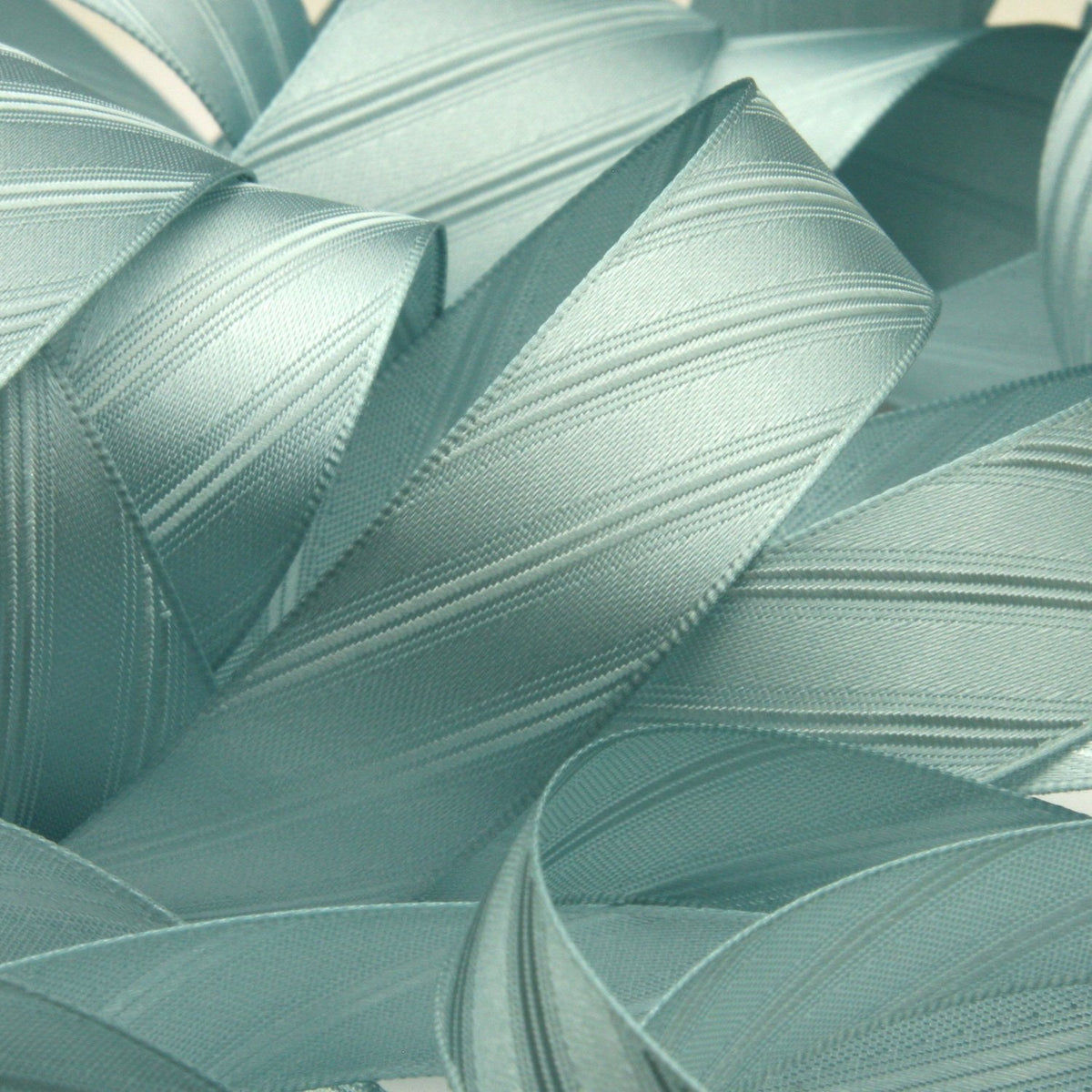 FUJIYAMA RIBBON [Wholesale] Twill Satin Ribbon 18mm 30 Meters Roll Ice Blue