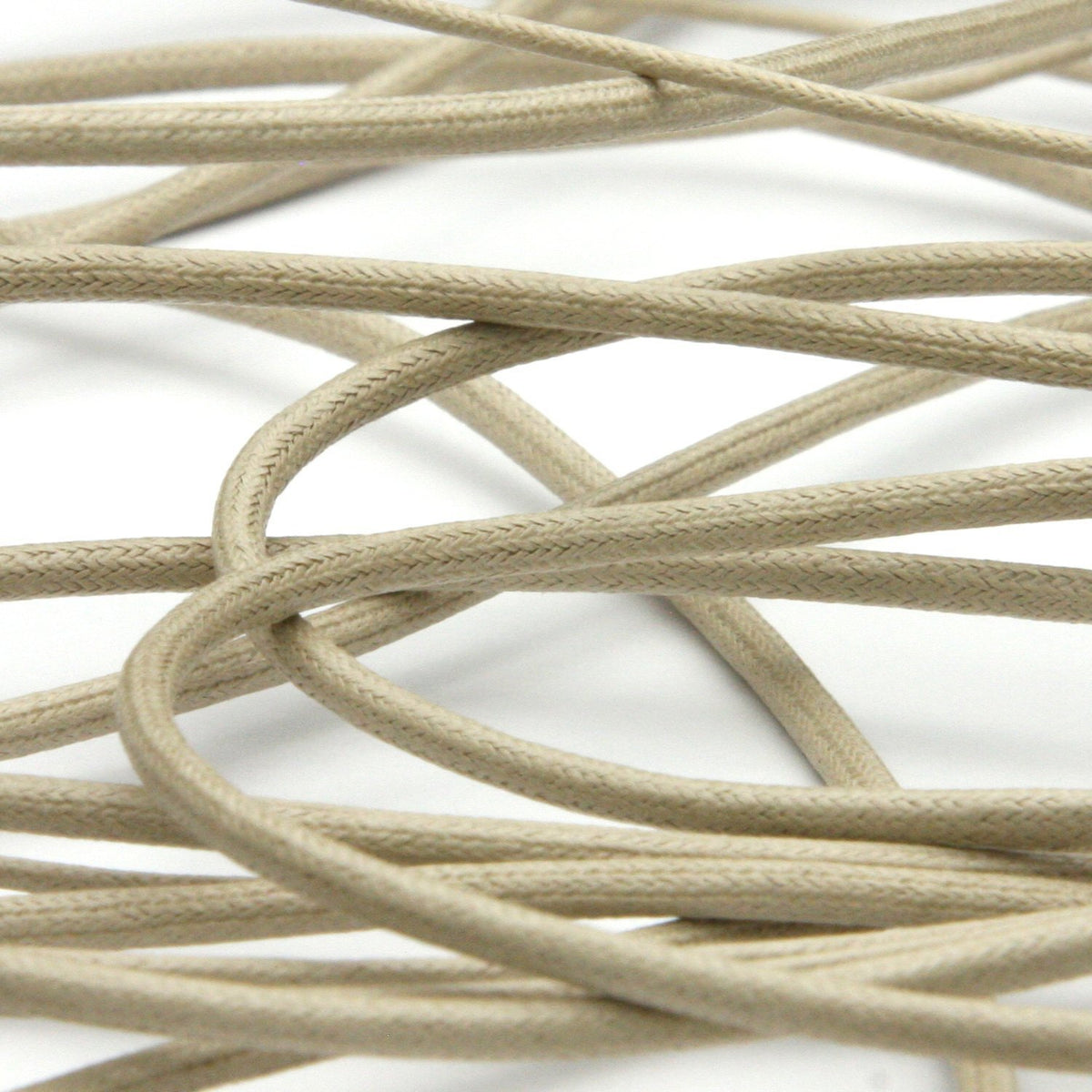 FUJIYAMA RIBBON [Wholesale] Waxed Cord approx.2.2mm 50 Meters Roll Sand Beige