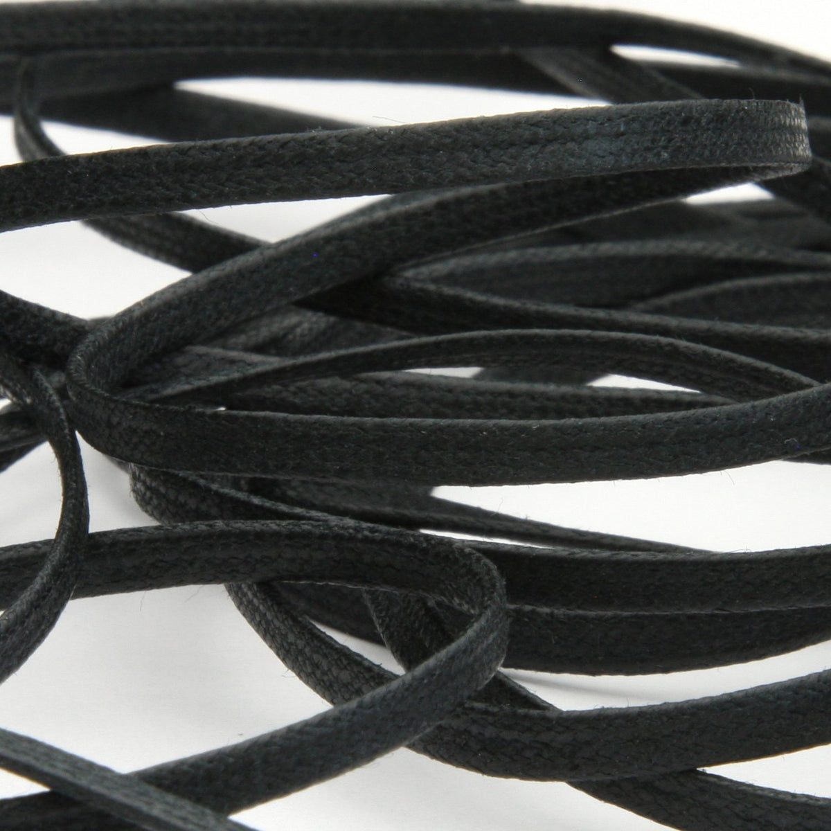 FUJIYAMA RIBBON [Wholesale] Waxed Cord approx.3mm 50 Meters Roll Black