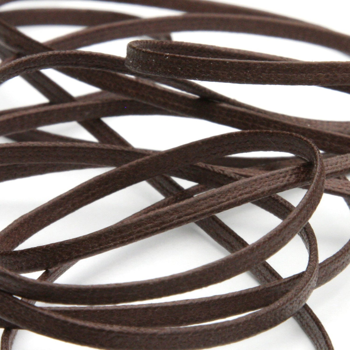 FUJIYAMA RIBBON [Wholesale] Waxed Cord approx.5.5mm 50 Meters Roll Dark Brown